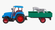 Игрушка Синий трактор с прицепом + животное в подарок без батареек 3+