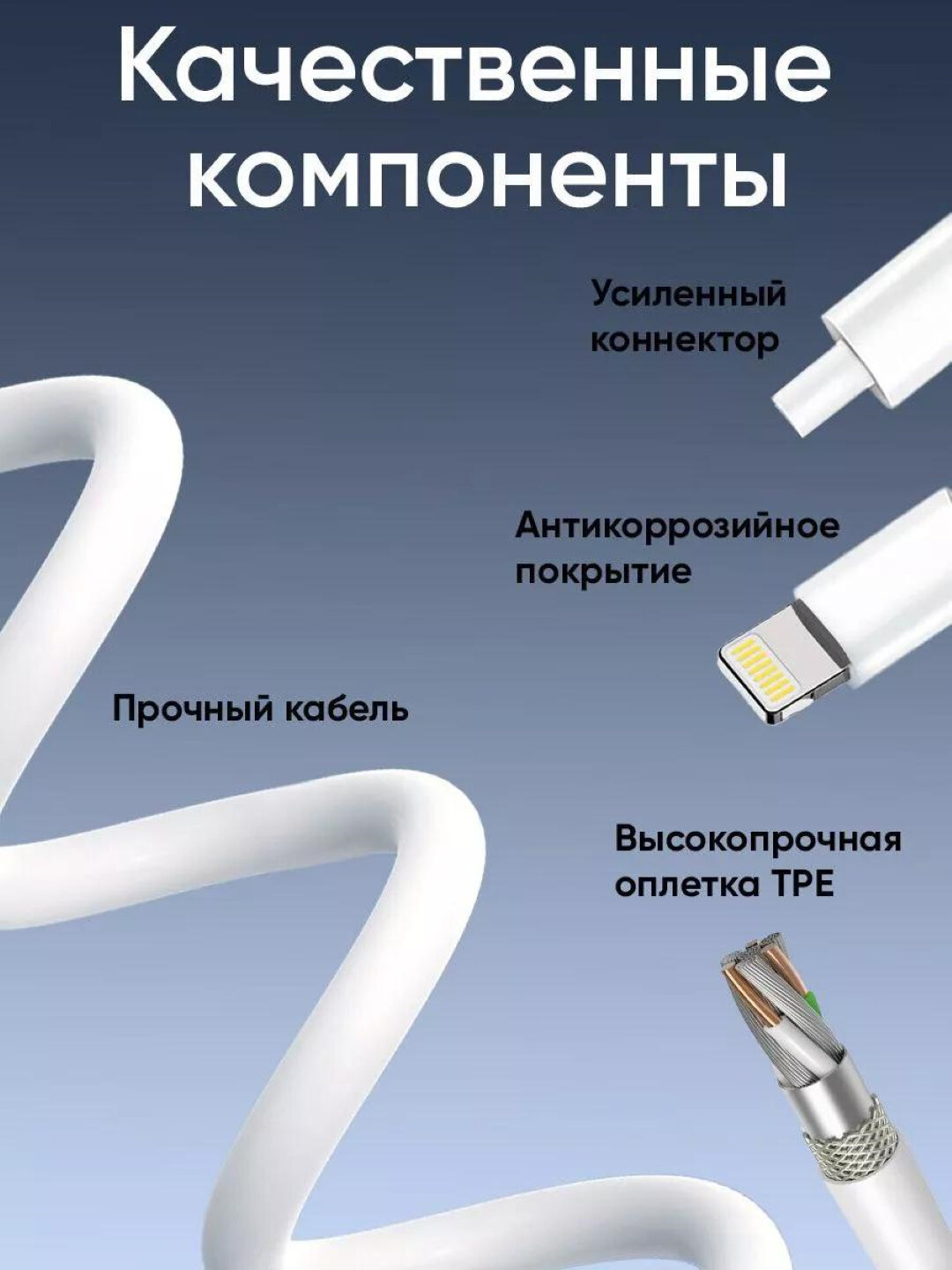 Зарядное устройство, для iPhone, 35Вт, USB-C, быстрая зарядка — фото 1