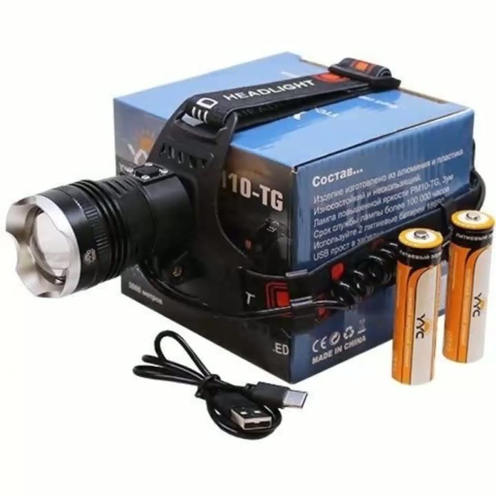 Налобный фонарик pm10-TG Один режим — фото 1