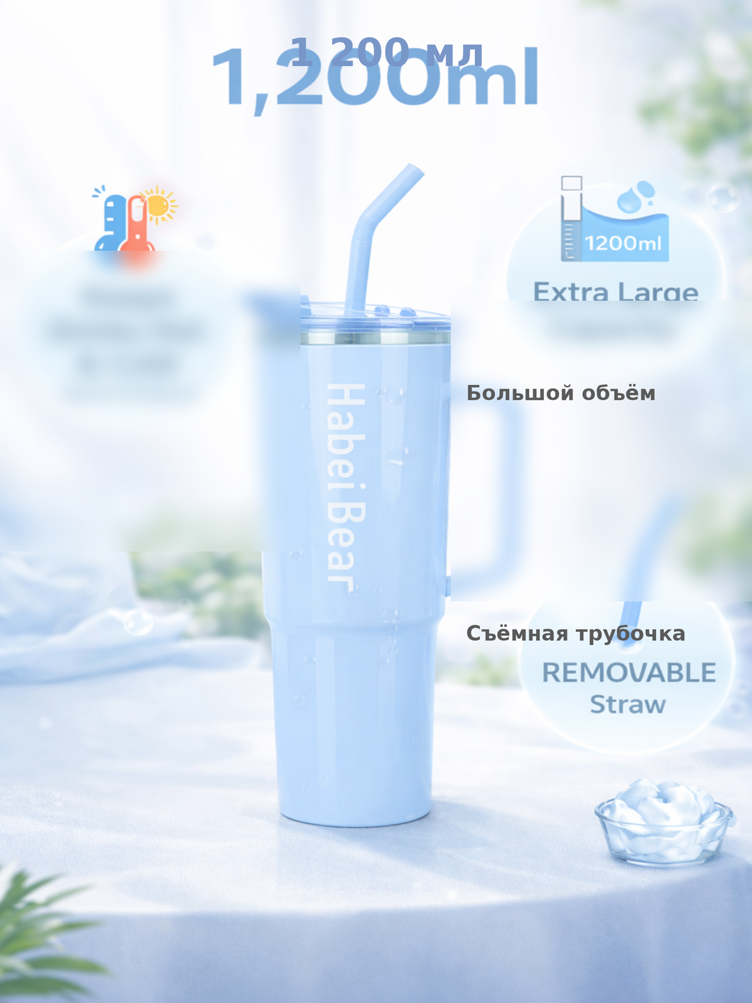 Термос "Для спорта и поездок", прочный, легкий, компактный, практичные расцветки