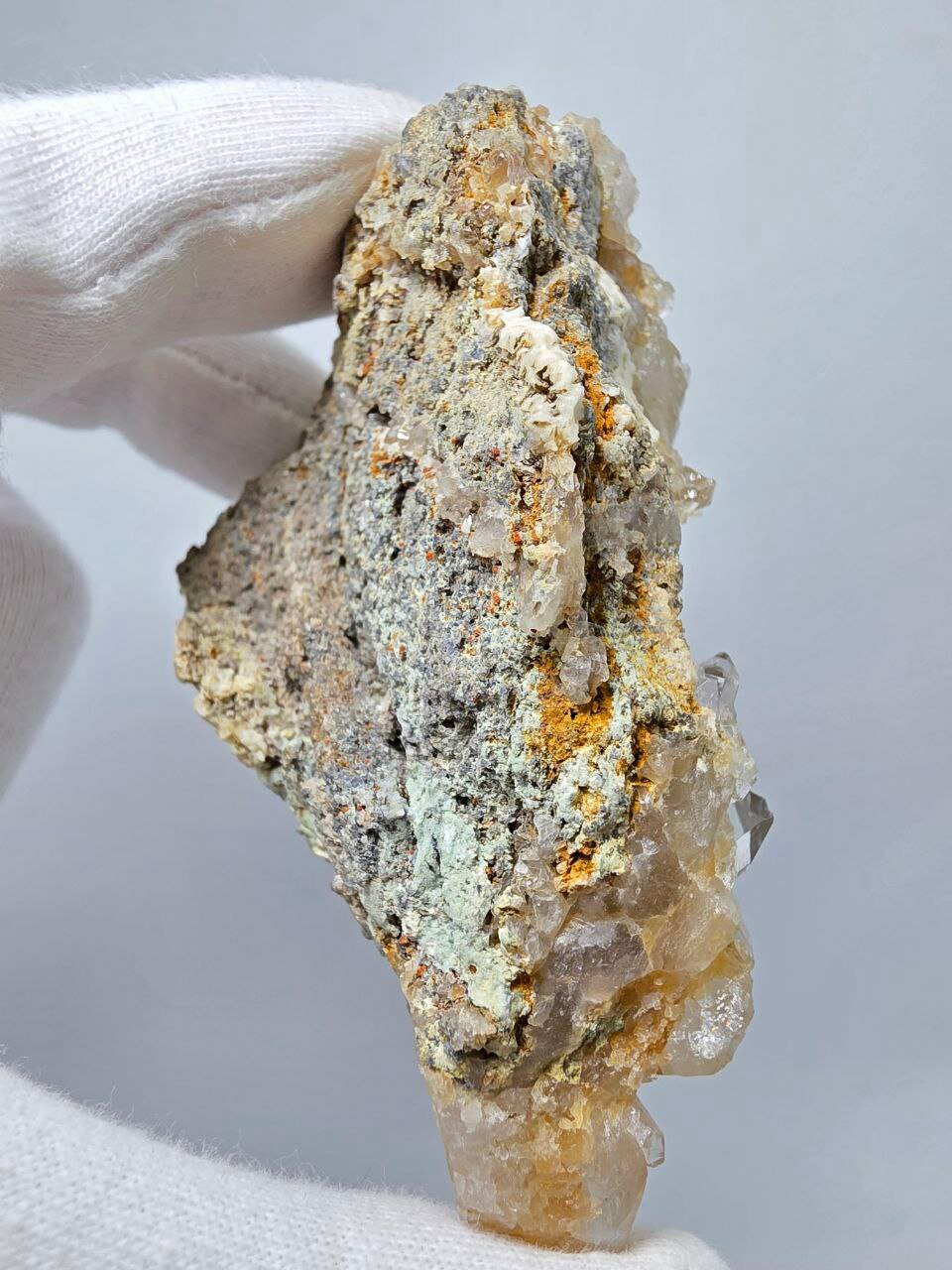 Горный хрусталь (Щётка) 88 мм, 112 г. — фото 1