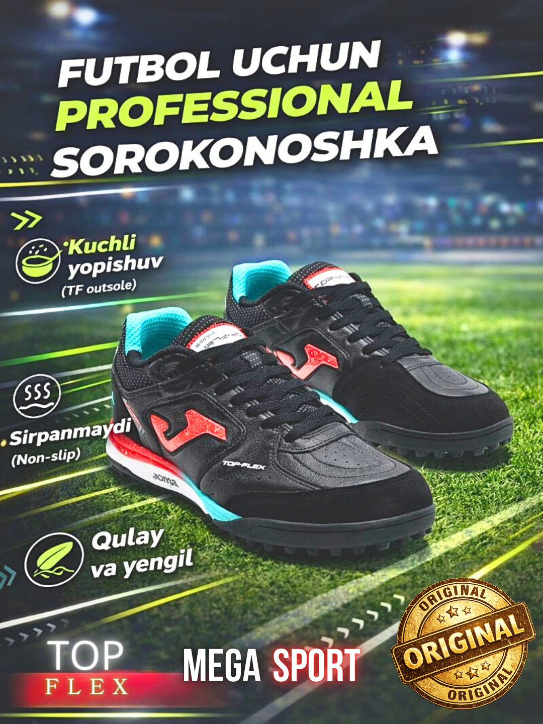 Бутсы , размер 35-36, черный