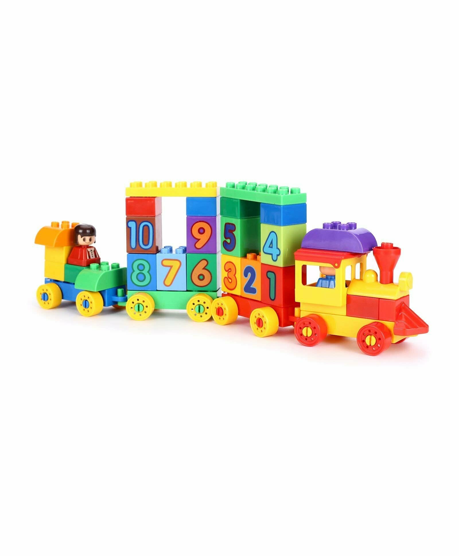 Набор для игры Negi Play Blocks "Number Train", для развития логики и счета — фото 1