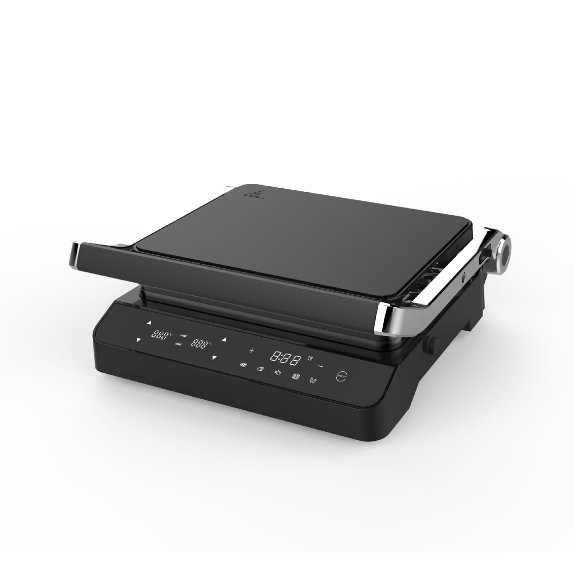 Вафельница/грильница Hofmann SWG2002TCB/HF, 5 программ, сенсорное, 2000 Вт, 2 насадки — фото 1