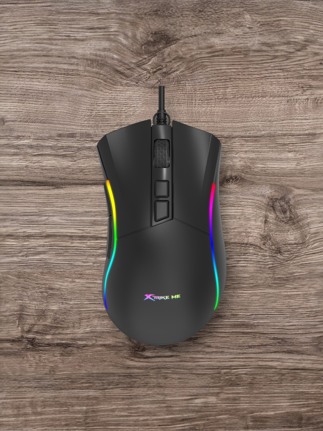 Игровая мышь XTRIKE GM-226 с RGB подсветкой и 2400 DPI для точного и комфортного гейминга.