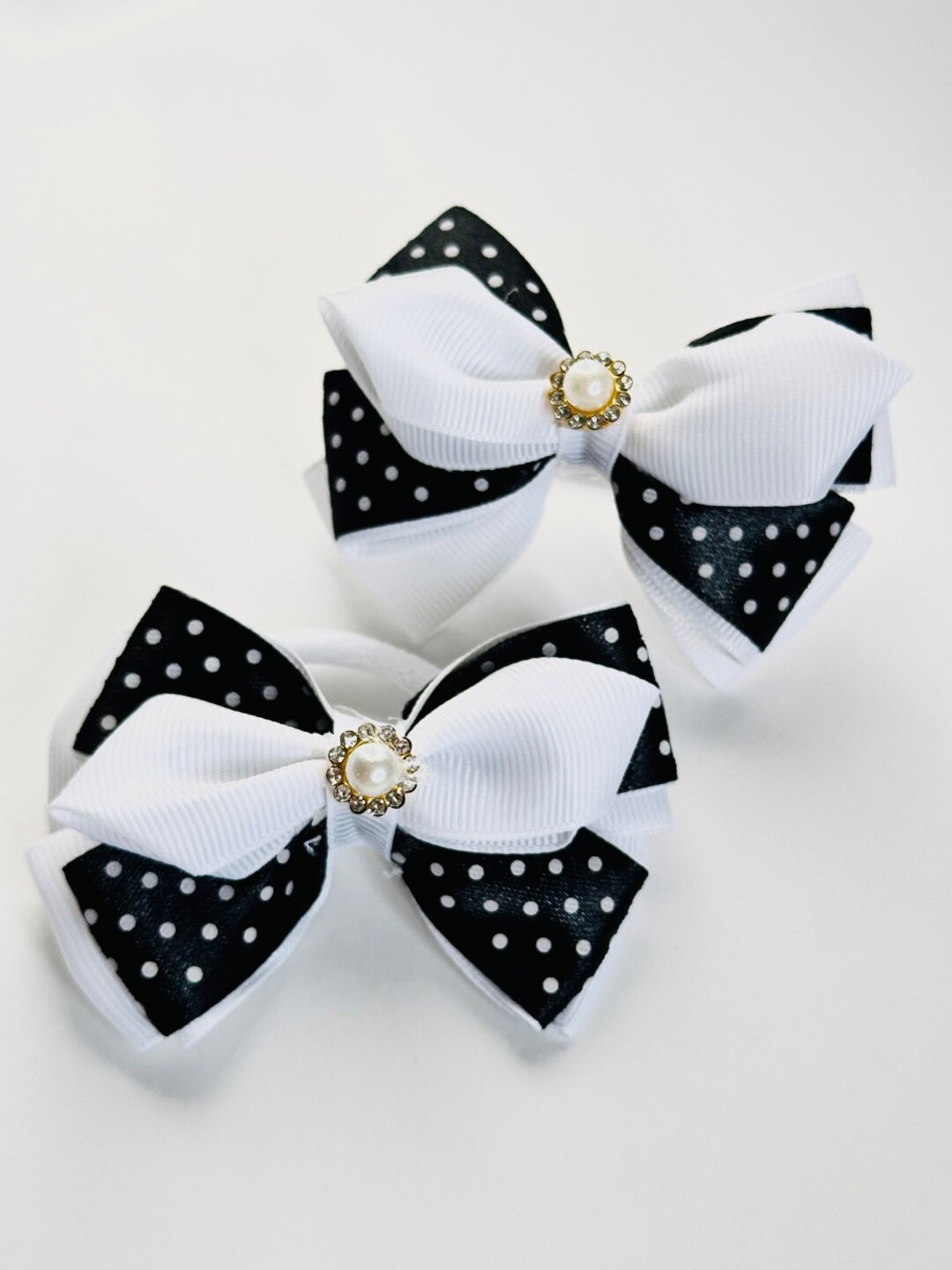 Бантики резинки, с милым принтом, 2 шт, ручная работа, модные для девочек