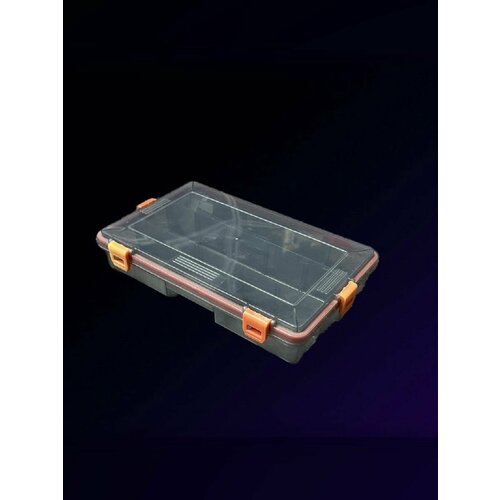 Коробка-органайзер для приманок герметичная L, 27*18*5 см, с красными замками