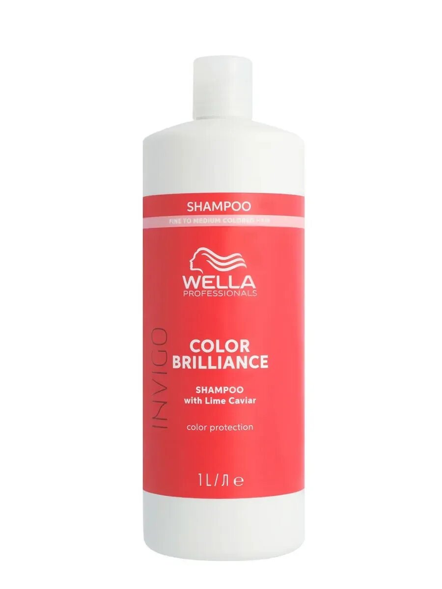 Wella Pro COLOR BRILLIANCE FINE Шампунь для сохранения цвета нормальных и тонких волос 1000 мл