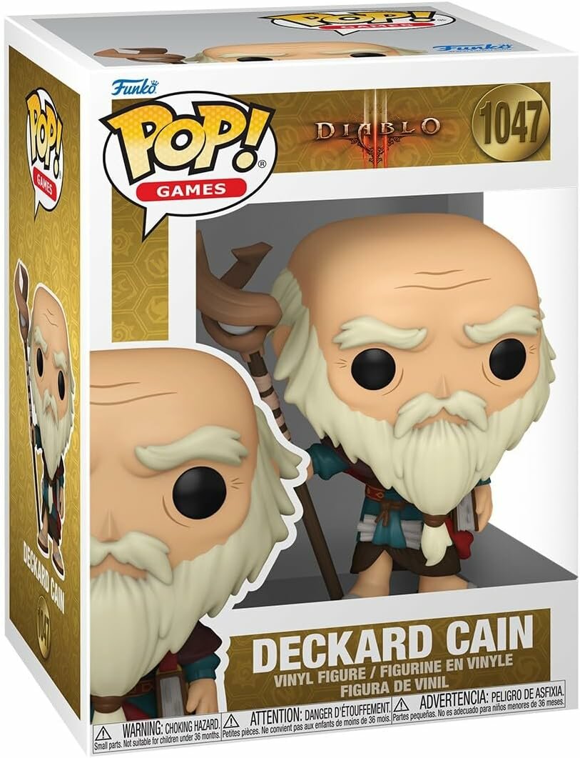Funko Pop! Games Diablo III — Deckard Cain — виниловая фигурка ~9.5 см для коллекции