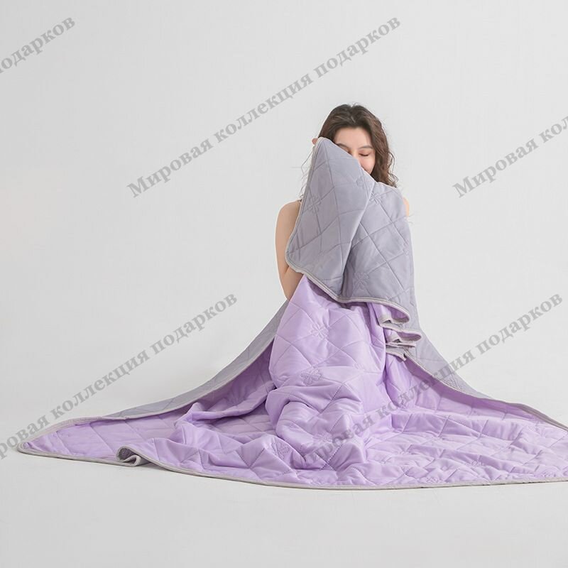 Летнее одеяло "Мороженое" из микрофибры, машинная стирка, размеры 100x150-200x230 см