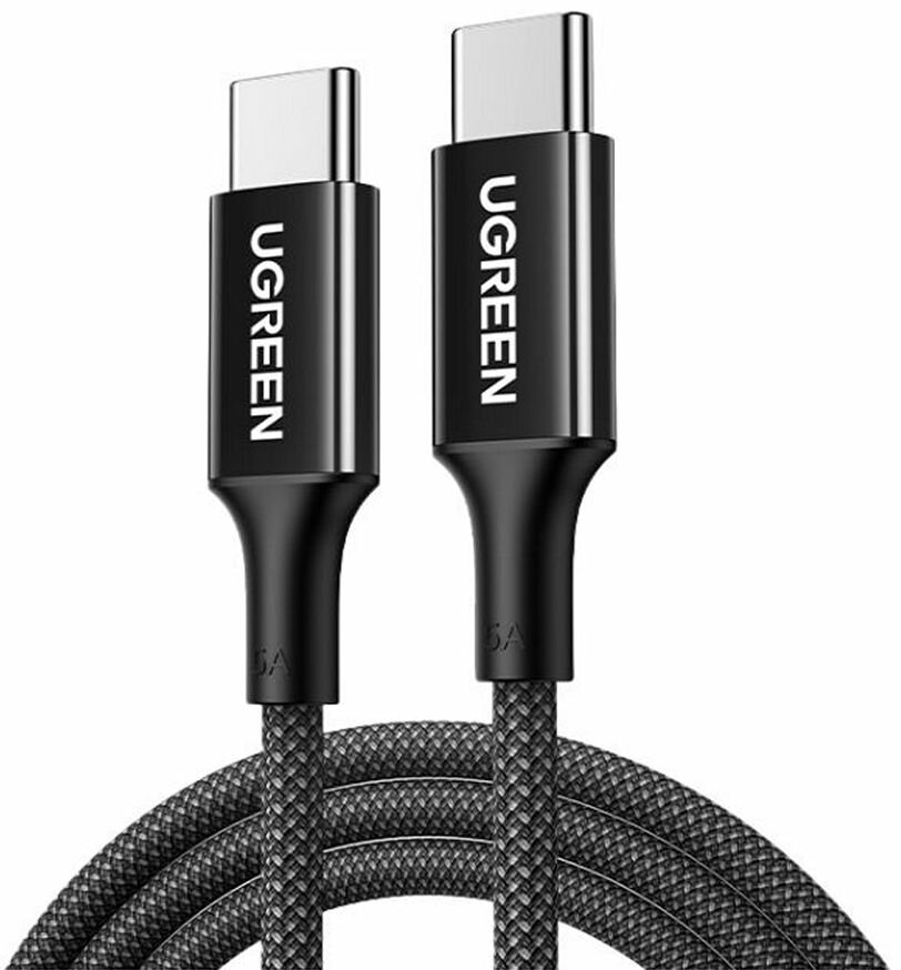 Кабель UGREEN USB-C to USB-C PD Fast Charging Cable 100W L502 (65249) Black 1m