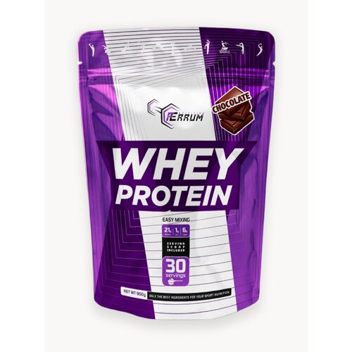 Протеин сывороточный Ferrum Nutrition, whey protein, протеиновый коктейль без сахара, шоколад, 900 гр, 30 порций