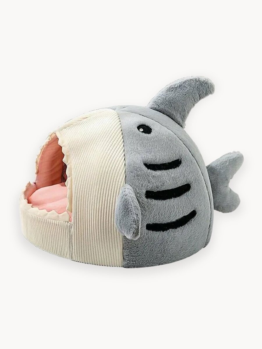 Домик лежанка для кошки, собак, животных Акула