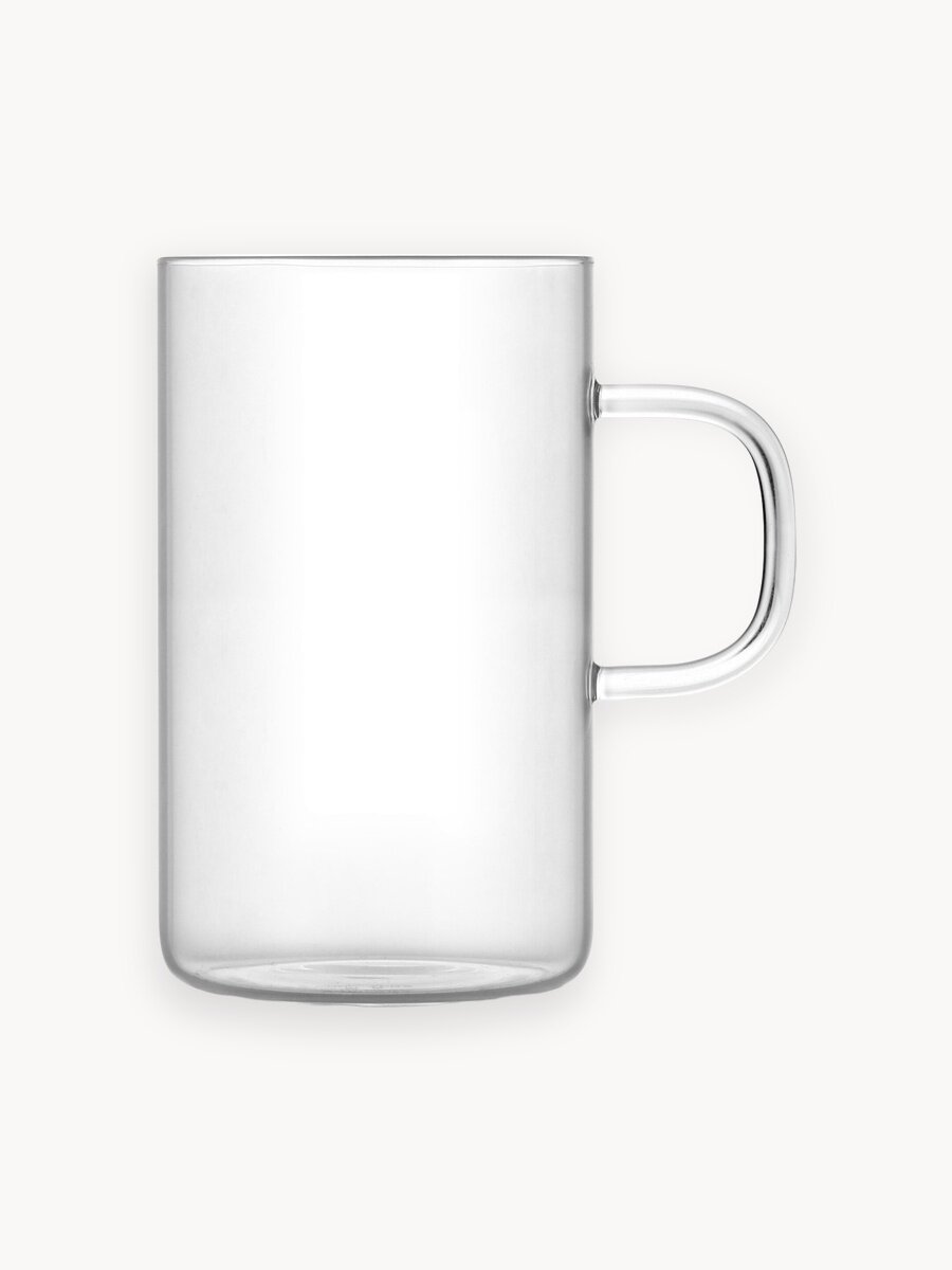 Чашка для чая и кофе SamaDoyo из боросиликатного стекла, 300 мл, 2 шт