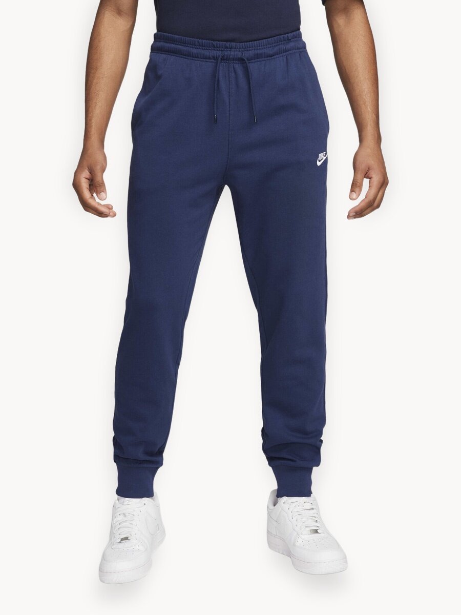 Брюки джоггеры NIKE Club Knit, размер 2XL INT, темно-синий