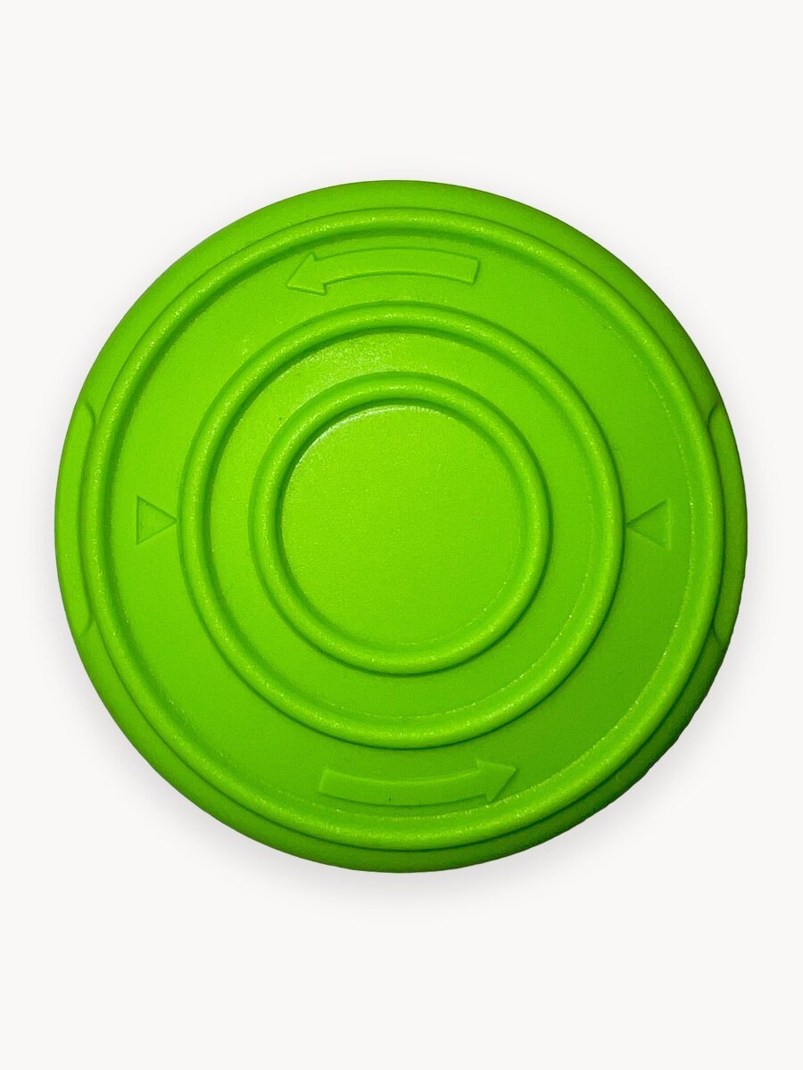 Крышка катушки триммера садового 68 мм, Greenworks зеленая, 2908107