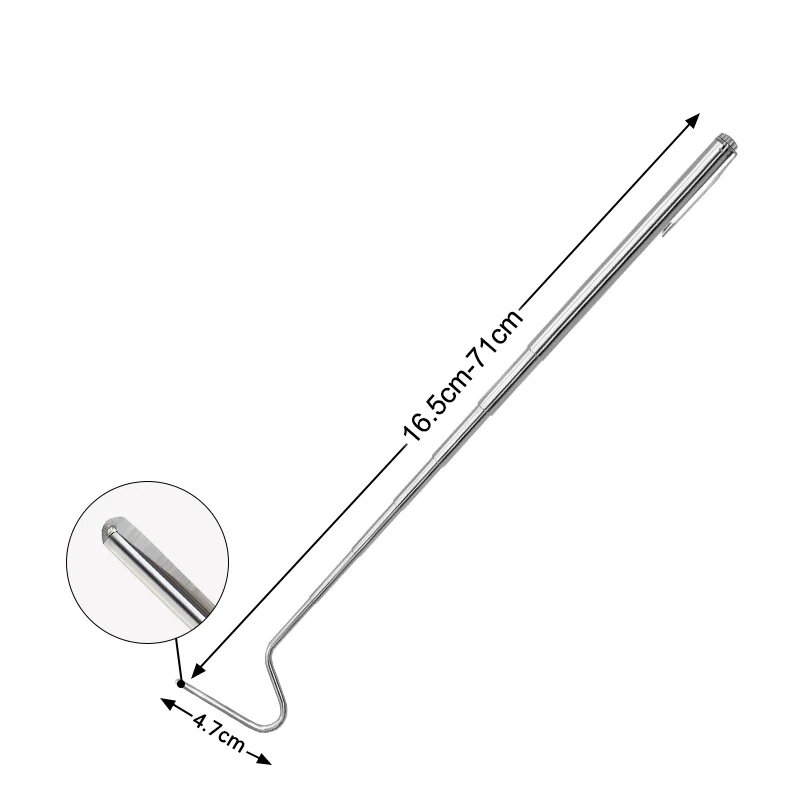Змеиный крючок из нержавеющей стали silvery