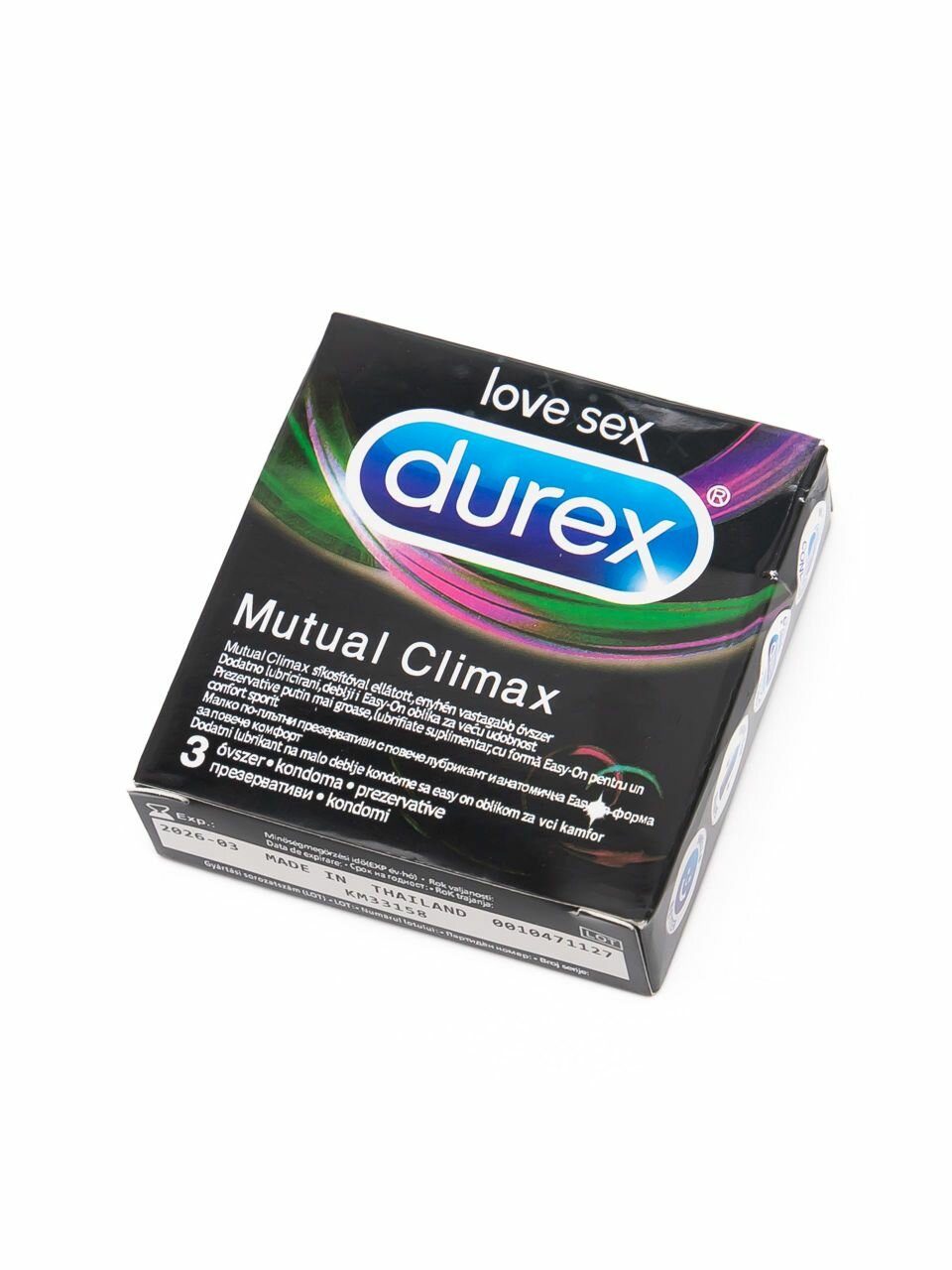 Презервативы Durex "Mutual", латекс/силикон, 3шт, 18см x 56мм — фото 1