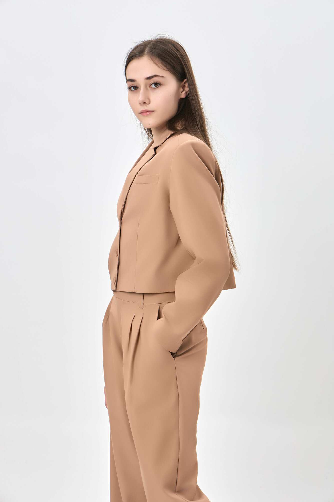 Пиджак TERRA PRO, размер S, beige — фото 1