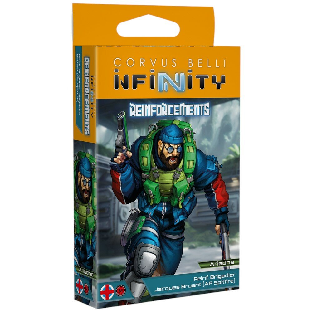 Настольная игра Infinity: Ariadna N4 - Reinf. Brigadier Jacques Bruant (AP Spitfire)