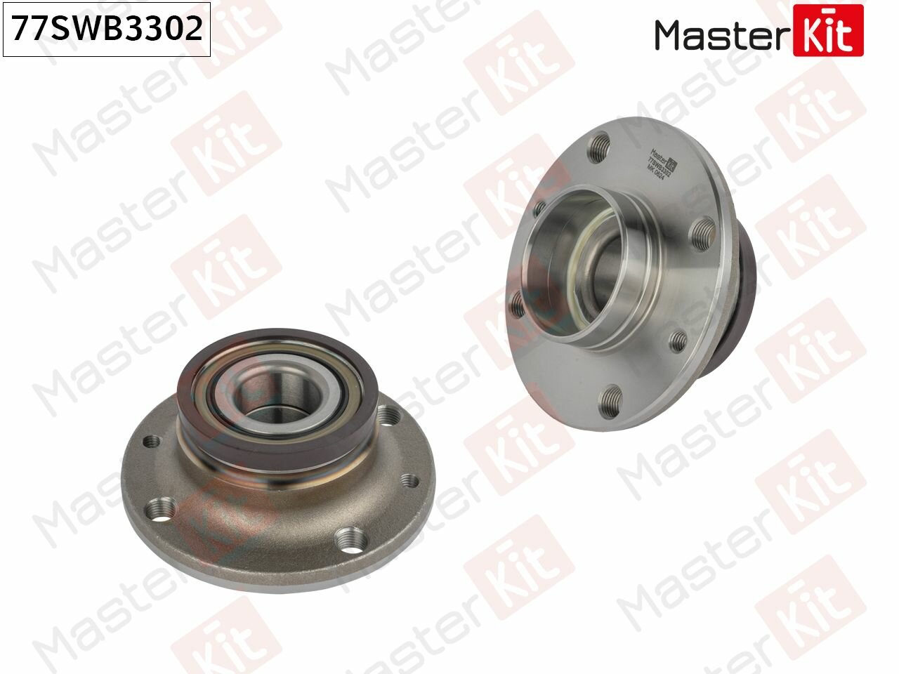 Ступица в сборе с подшипником задний. Citroen NEMO/Fiat 500 312/Ford KA RU8 2007 - MasterKit 77SWB3302
