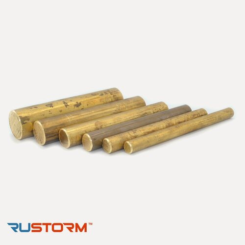 Изображение товара Латунный круг 120х75 мм ЛС59-1 заготовка (пруток, стержень)