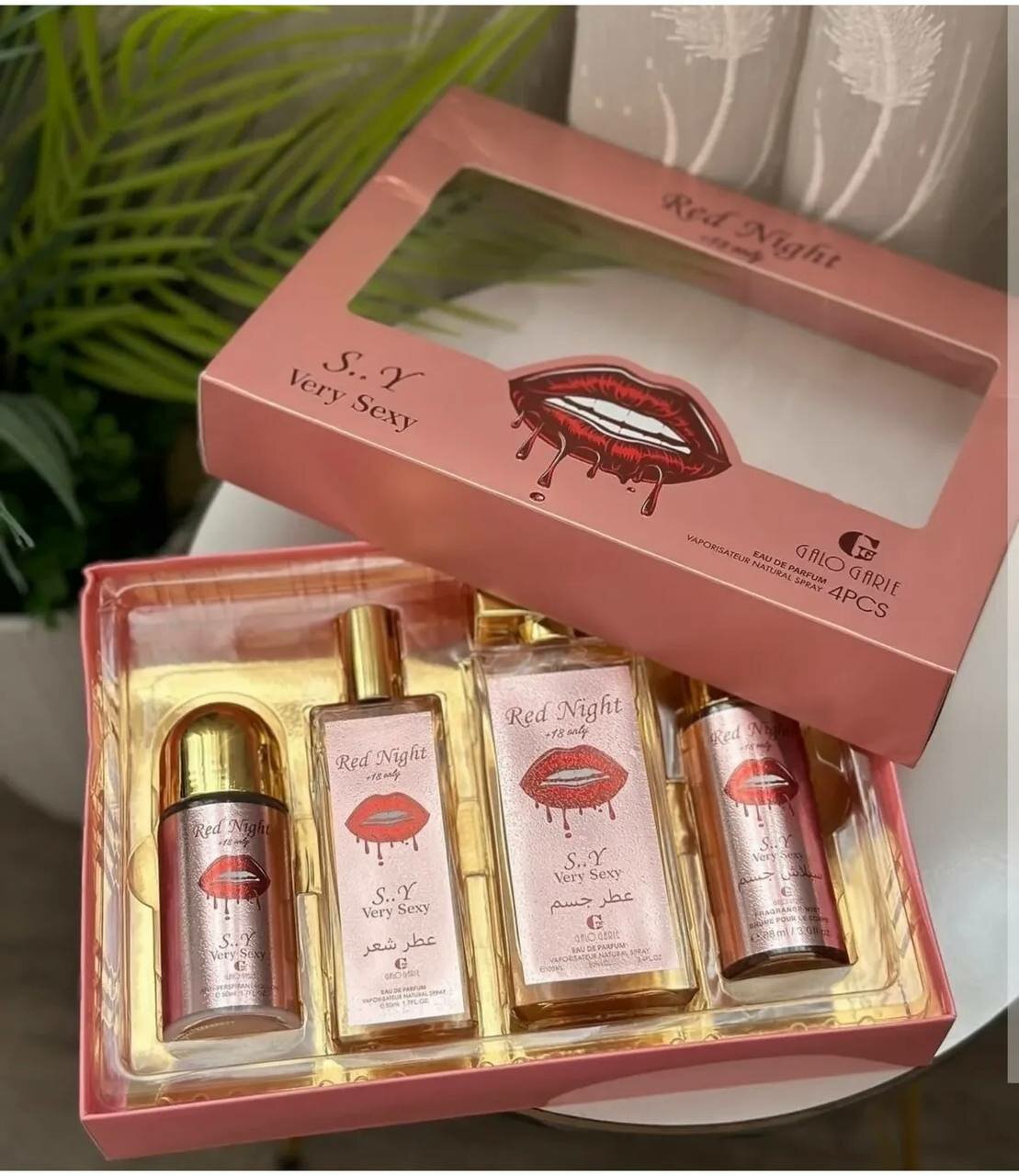 Подарочный набор "Red Night", женская парфюмерия, перезаправляемые духи, 30 мл