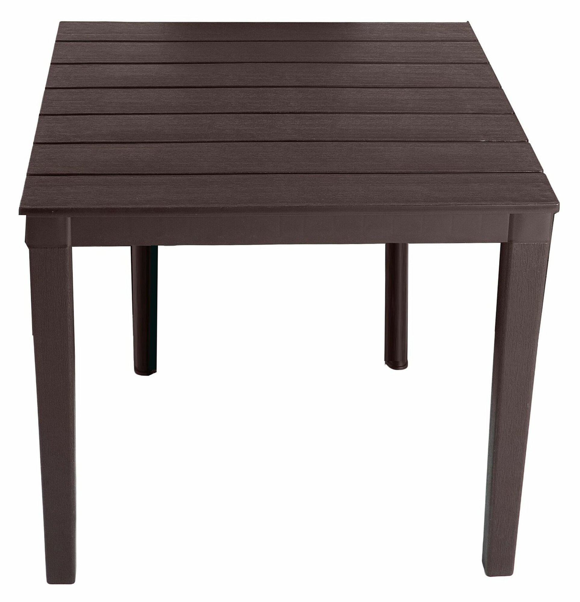 Стол садовый "Прованс", квадратный, 80х80х71,5 см, 4 ножки, шоколад