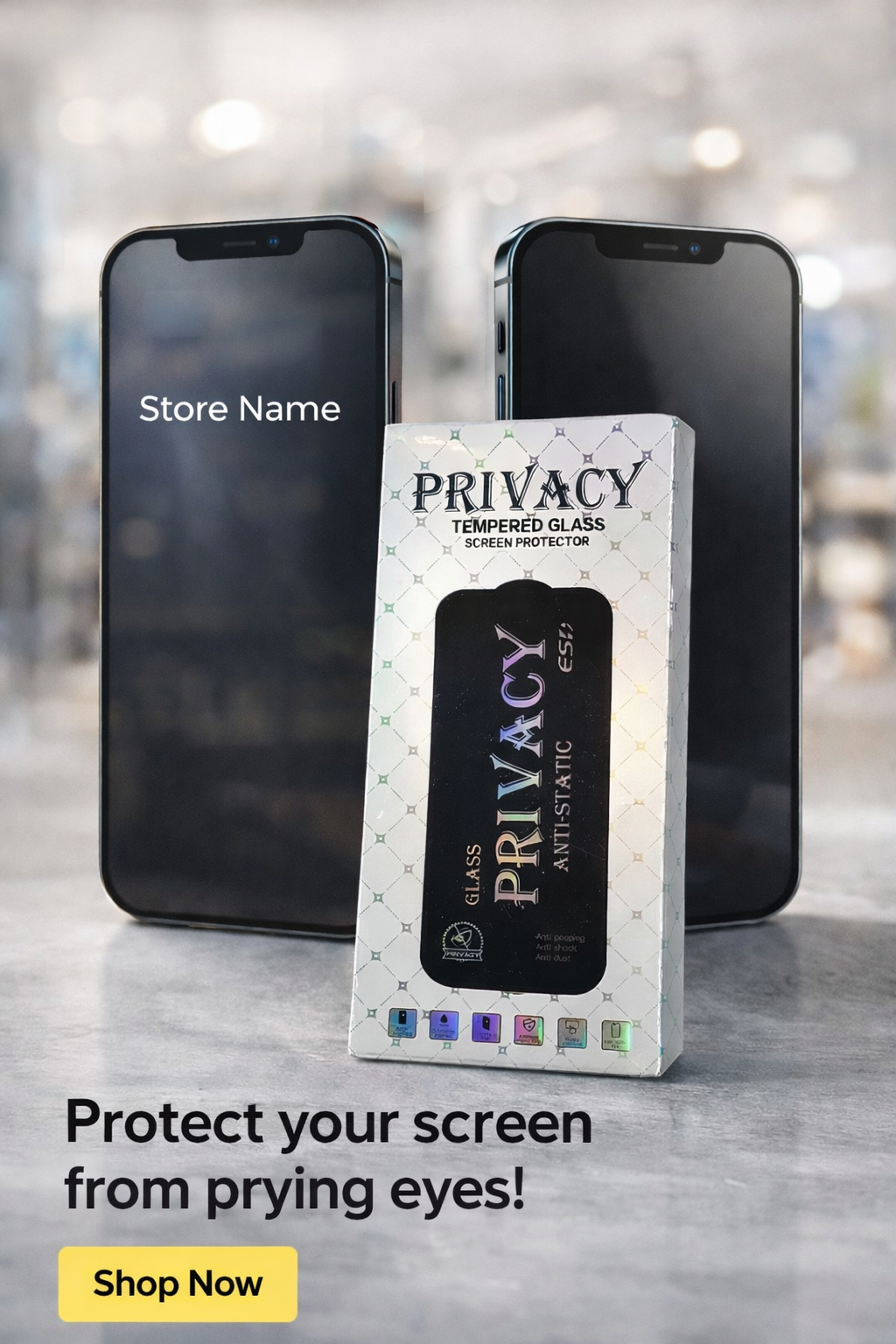 Защитное стекло Privacy Tempered для Xiaomi 15 Pro/Max, от подглядывания