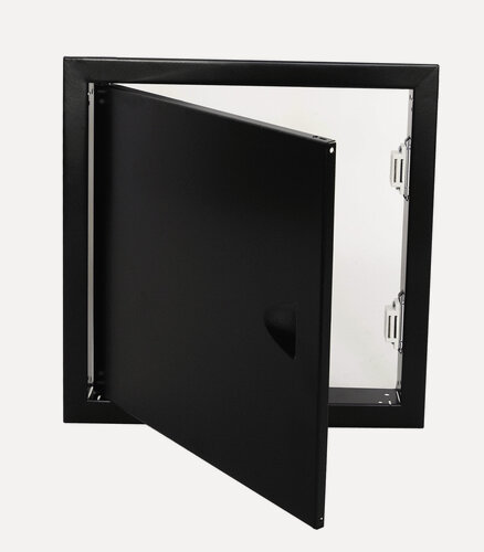 Изображение товара Люк ревизионный стальной Эвент ГК, ЛММ 60x70 черный матовый (RAL 9005)