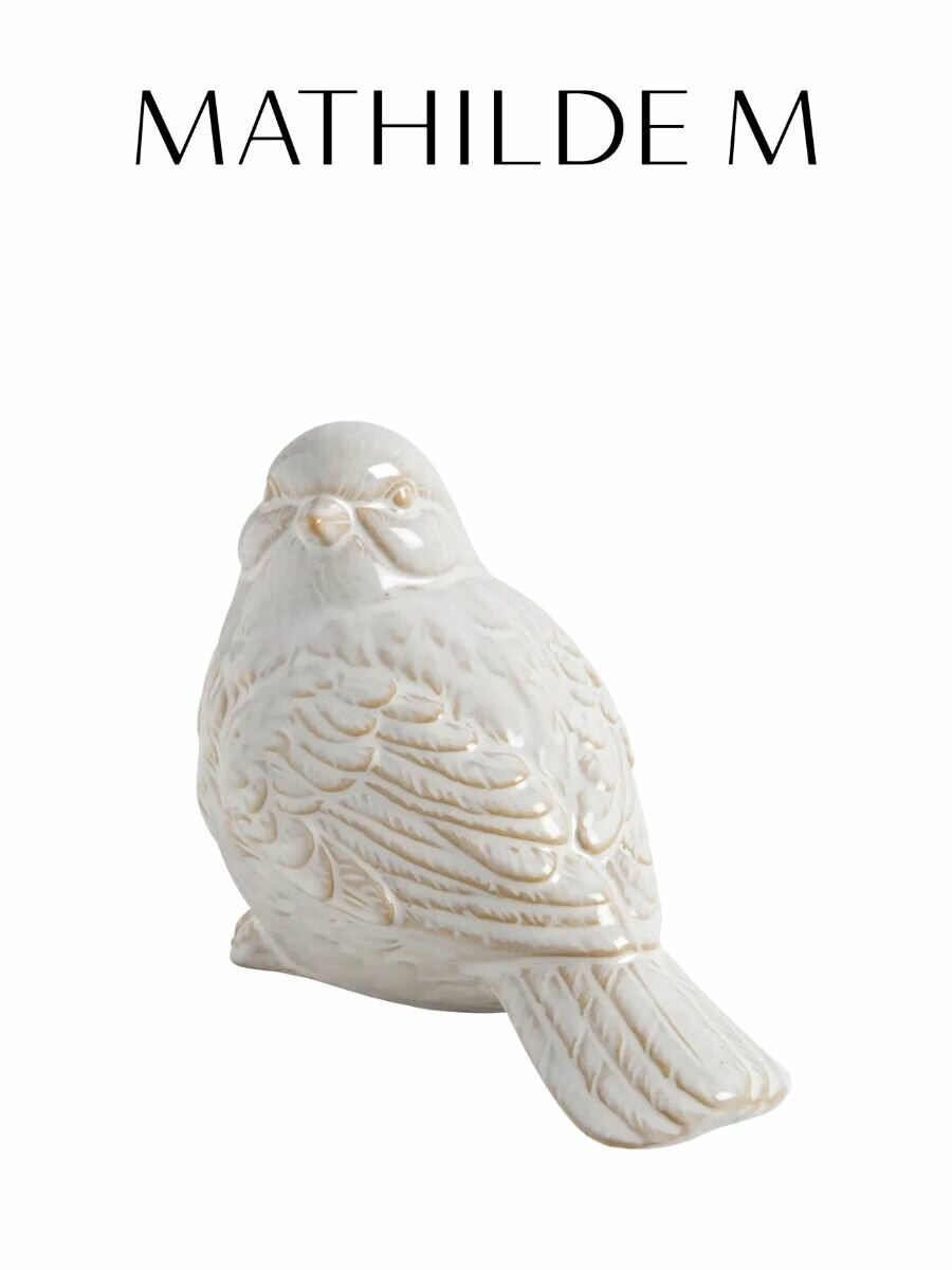 Декоративное украшение Mathilde M "Птичка", керамика, 15 x 11 x 8,9 см