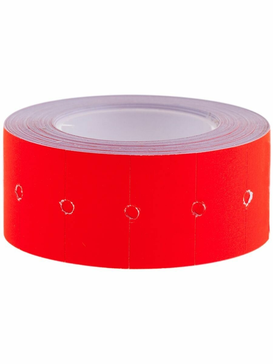 Этикет-лента, 21x12мм, красная, 500 этикеток (комплект 30 рул.), Stl_4207