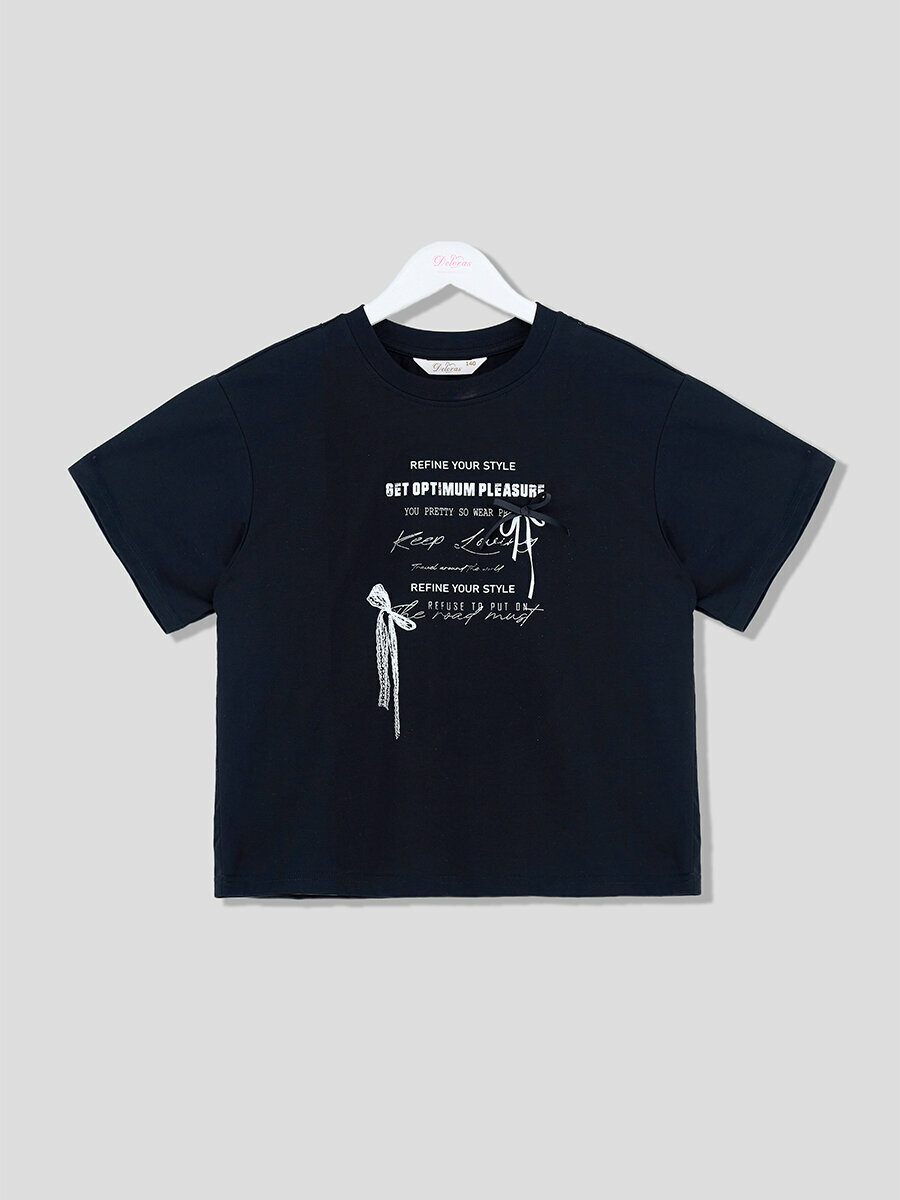 Футболка Deloras, Черный, 164 — фото 1