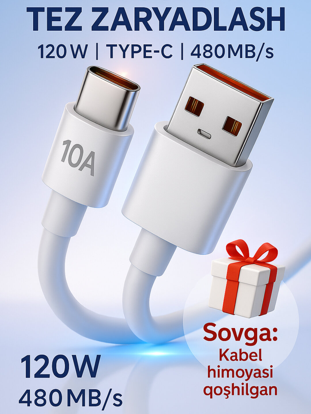 Кабель USB Type C для быстрой зарядки, Android, Redmi, Huawei, Honor, Infinix, кабель USB Type C