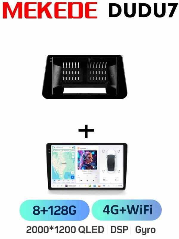 Магнитола 9" Mekede DUDU7 8/128 Gb для Mazda 3 Mazda3 3 Axela BM 2013-2017 (A) с проводкой carpay Android