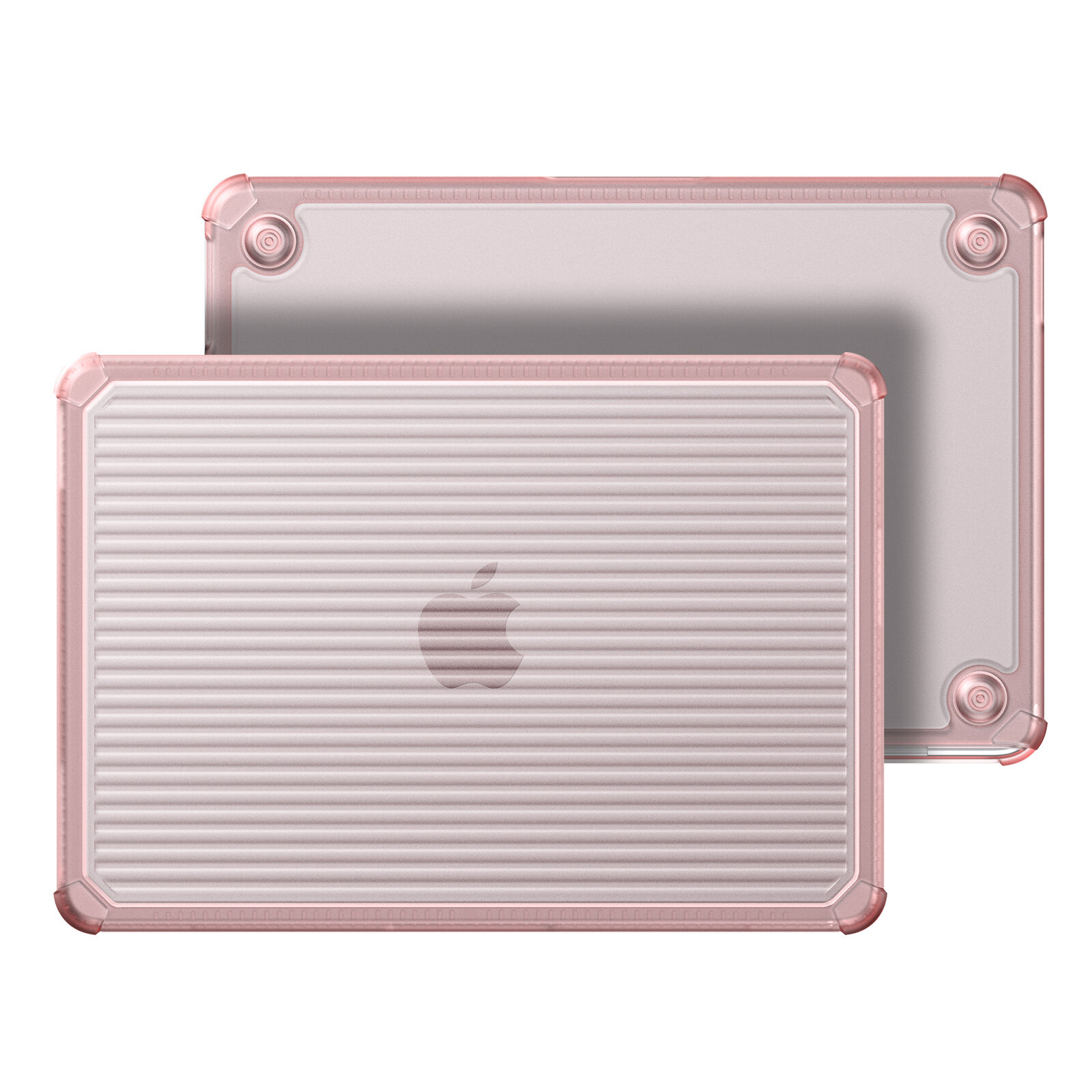 Чехол розового цвета для ноутбука MacBook Neo 13 (с 2026-) от Dux Ducis, серии LCGH Series Protective Case