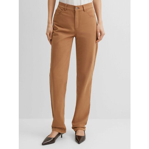 фото Брюки классические gerry weber, размер 40, бежевый