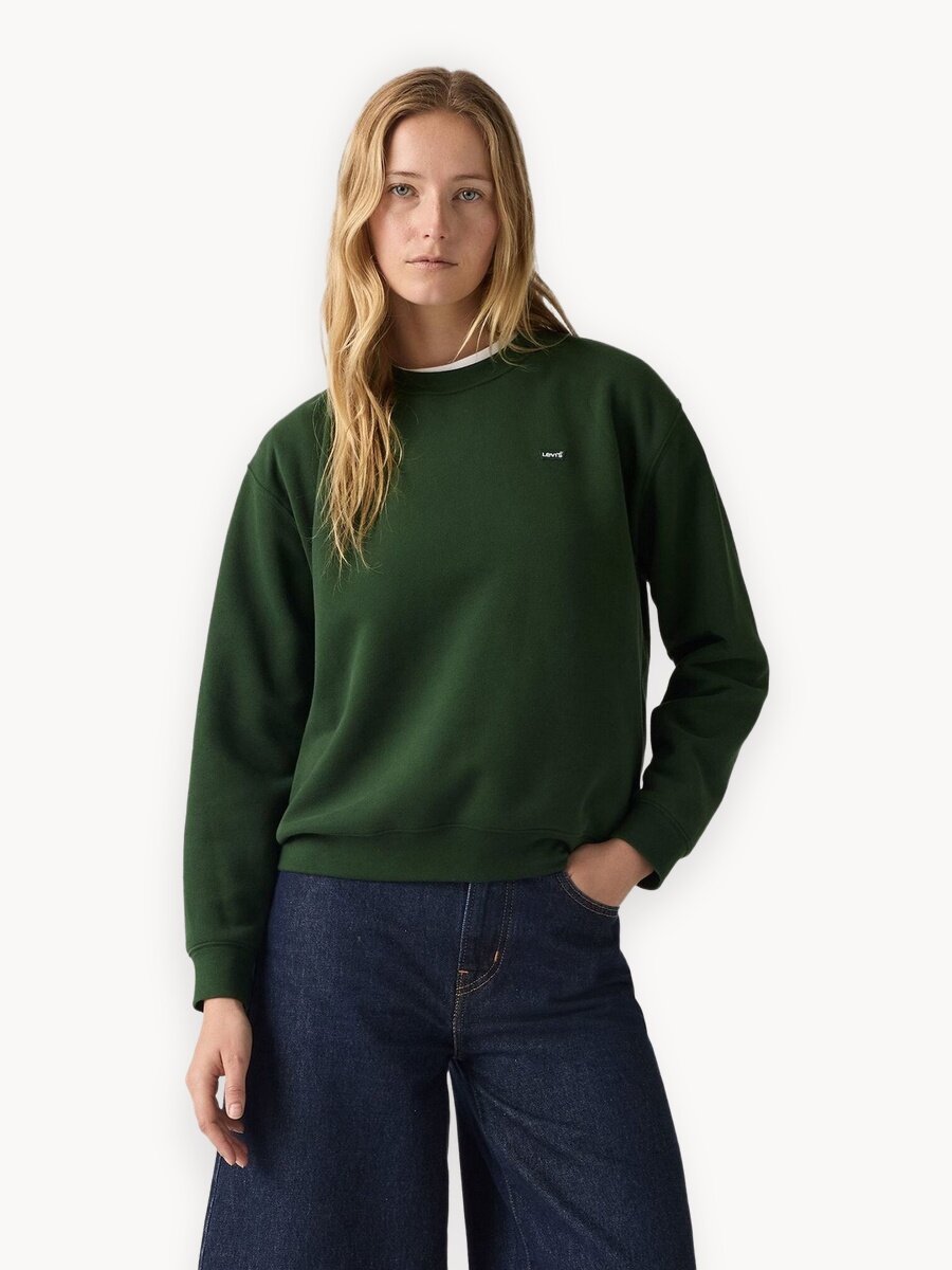 Свитшот Levi's, размер L, , зеленый