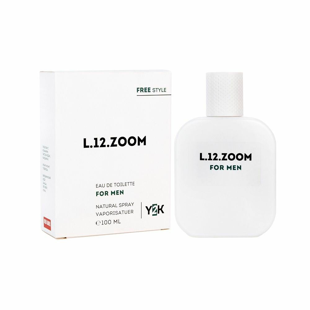 Delta parfum (Red Label). Туалетная вода мужская Free Style L.12. ZOOM, 100мл.