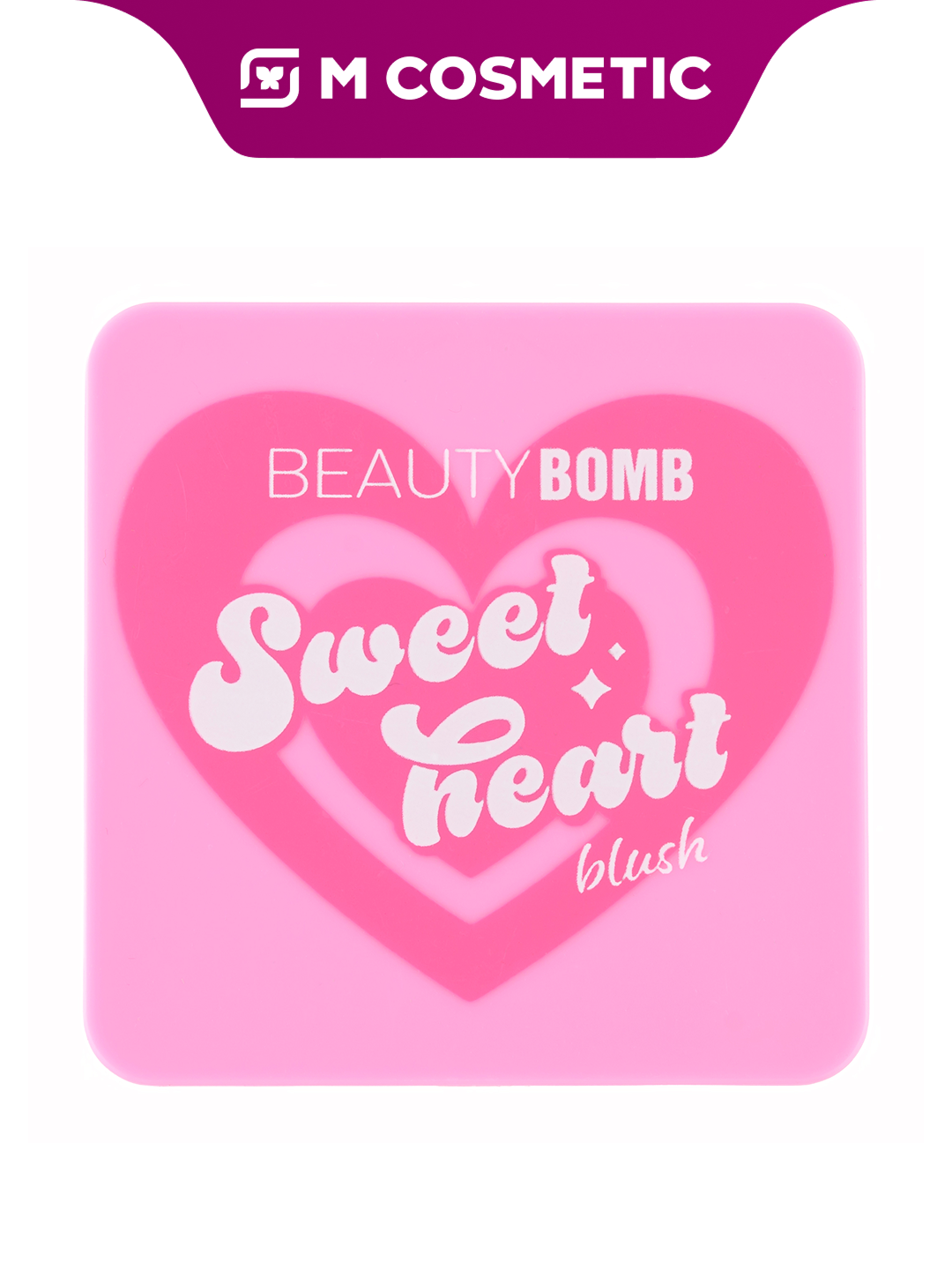 Румяна BEAUTY BOMB Blush Sweetheart, тон 04, высокая пигментация, 4,5 г