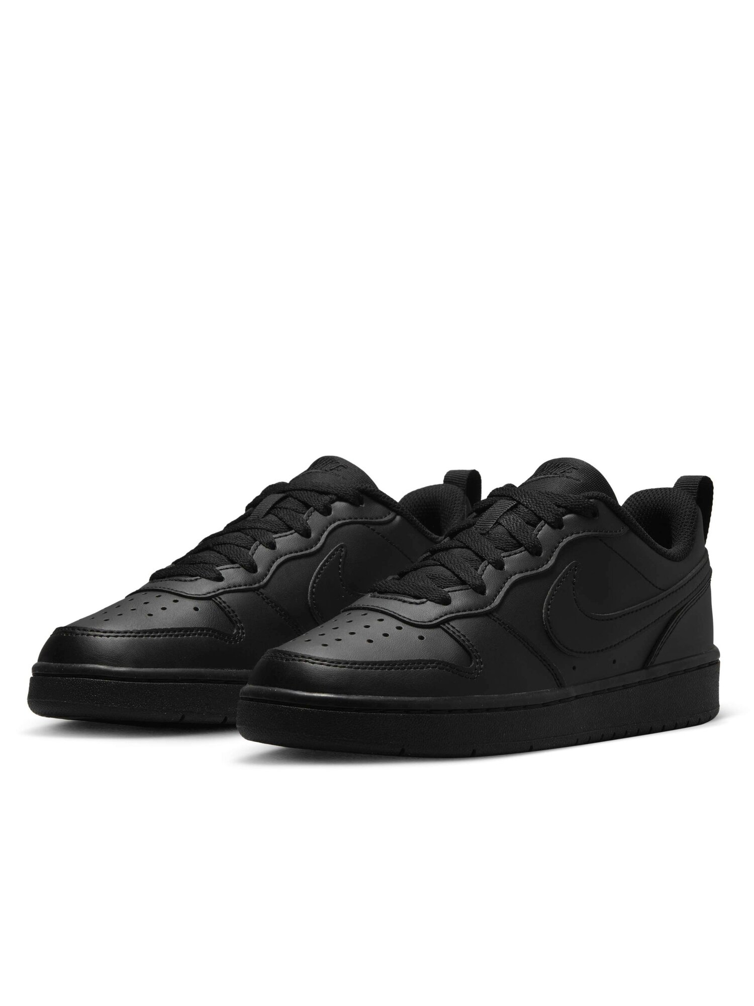 Кроссовки NIKE Court Borough low, размер 4.5Y US, черный — фото 1