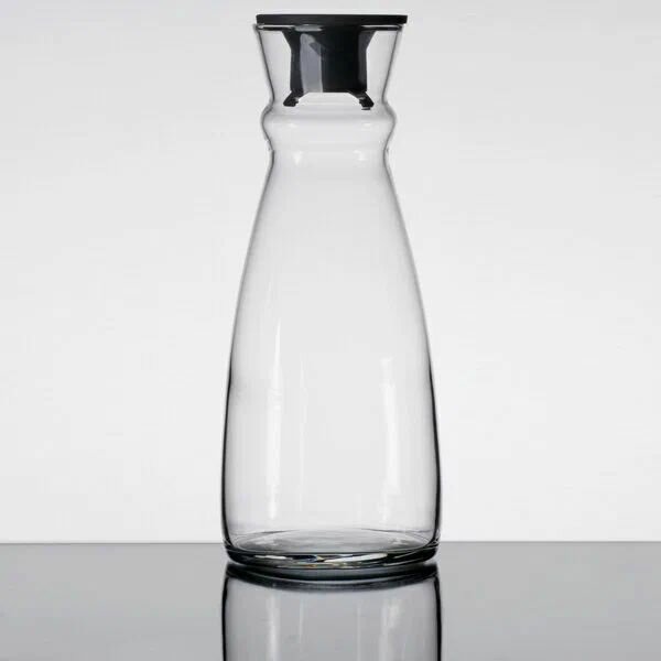 Графин "Флюид" с крышкой ; стекло, пластик; 1л. — фото 1