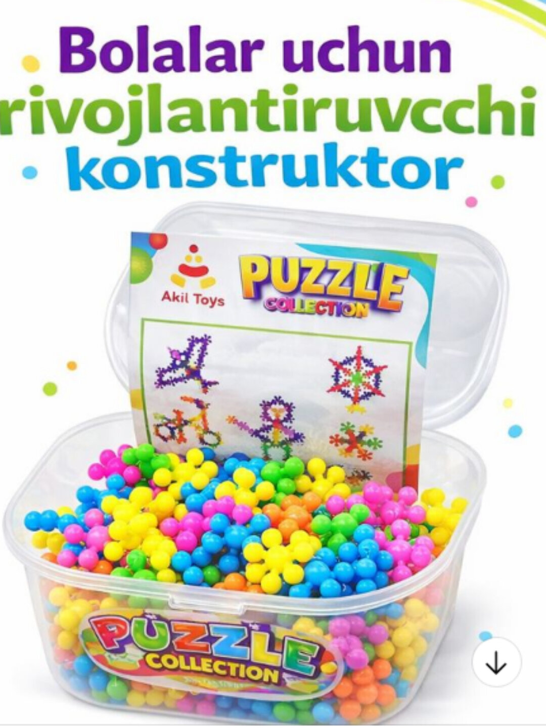 Конструктор Savdo "Молекулы" +3, развитие мелкой моторики, для детей до 3 лет
