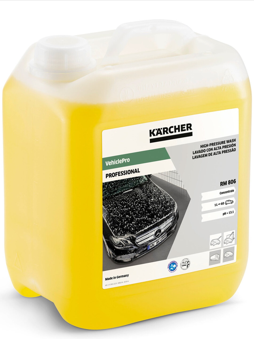 Средство пенной очистки для аппаратов высокого давления RM 806, 5 л, 6.295-406.0