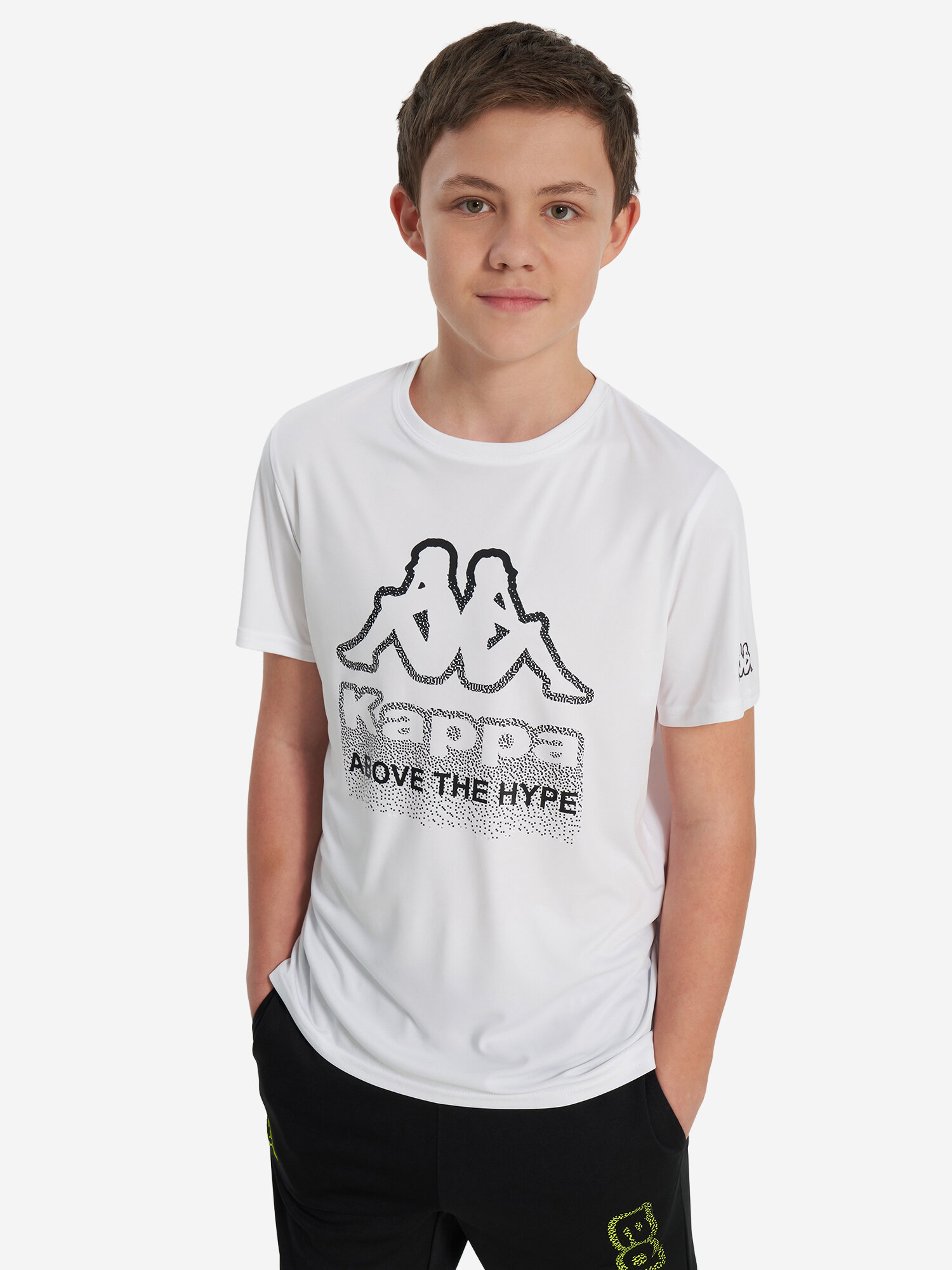 Футболка Kappa, размер 158-164, белый — фото 1