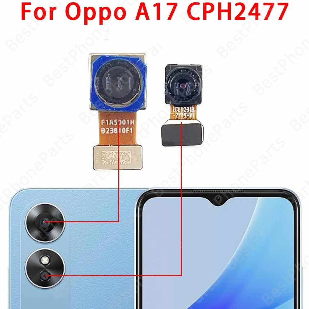 Передняя и задняя камера для селфи для Oppo A17 A18 A31 2020 A33 2020, модуль Oppo A17 Back All
