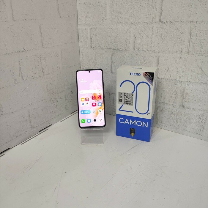 Смартфон Tecno CAMON 20 Pro 6/128 Серебристый