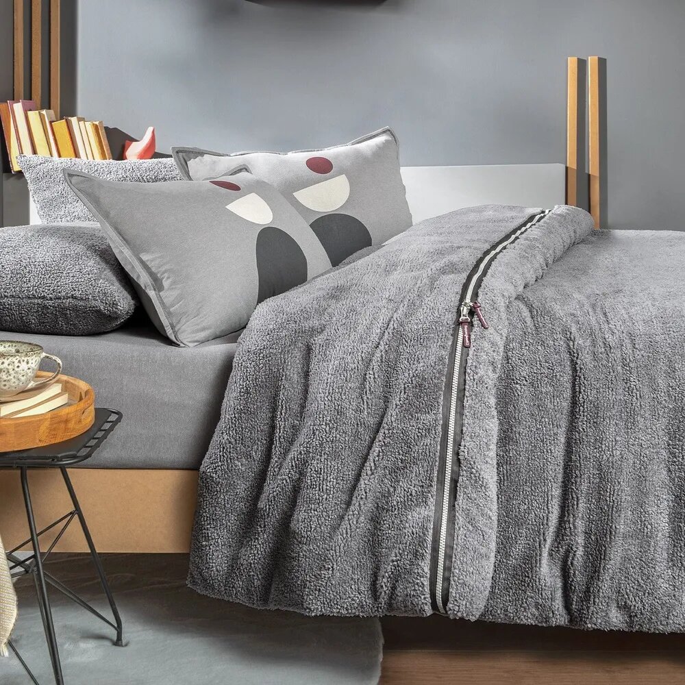 Yatas Bedding Комплект постельного белья, Вареный хлопок, Двуспальный, наволочки 50x70