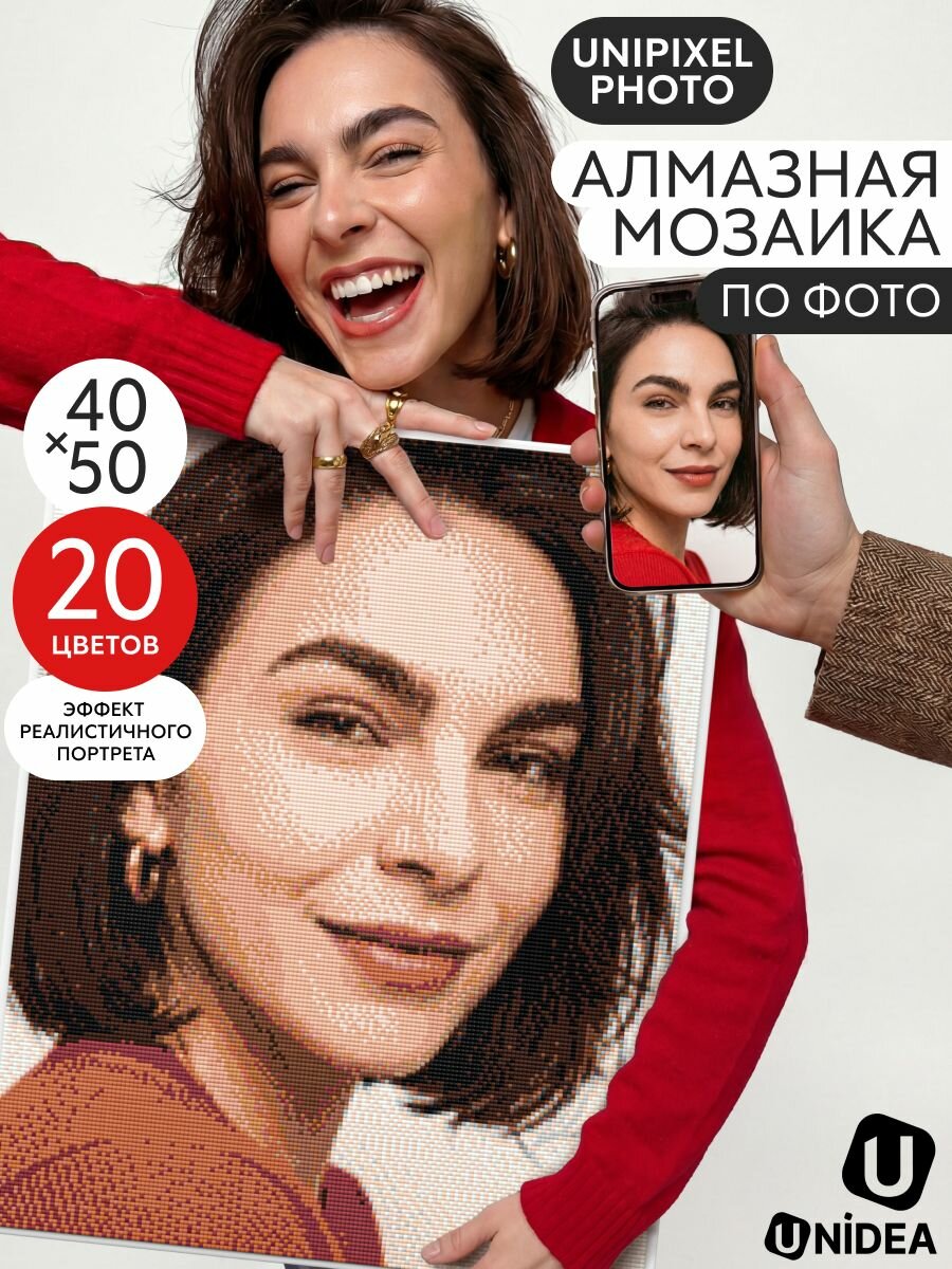 Алмазная мозаика по фото на подрамнике 40х50 см