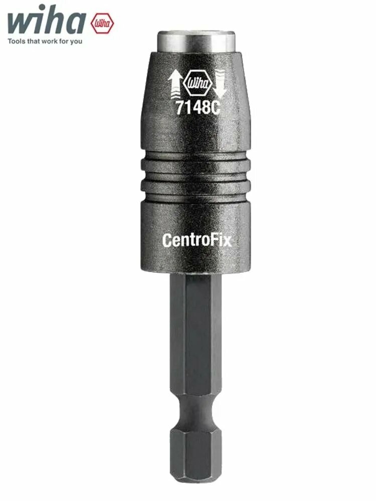 WIHA 32477 1/4" держатель бит CentroFix с фиксатором Прочный и долговечный Высокое качество